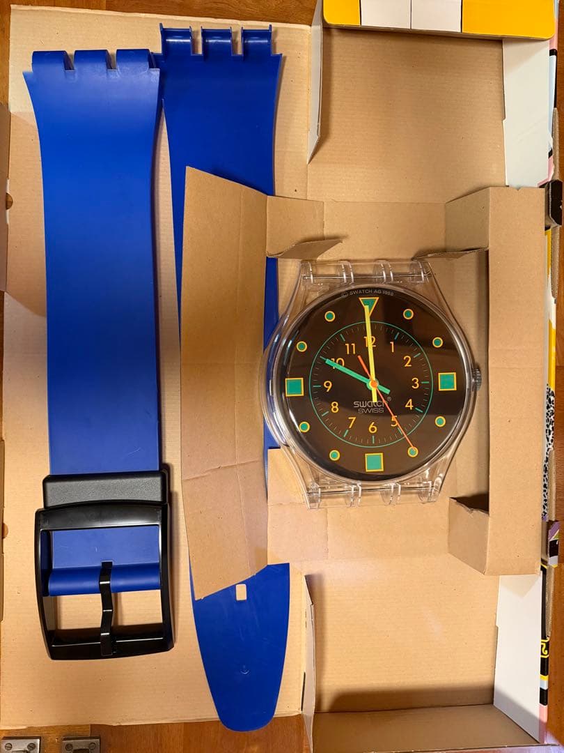 SWATCH 1988年モデル 壁掛け 時計 特大