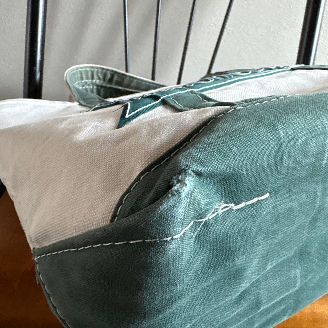 L.L.Bean ボートアンドトート トートバッグ　グリーン　ロゴ入り