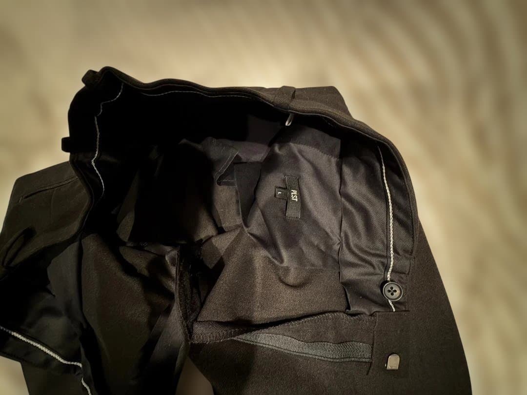 PLST ウォッシャブルフラノジャケット パンツ　セットアップ　ダークブラウン