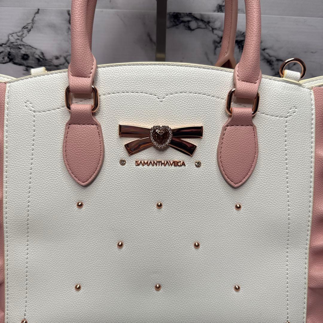 (未使用品)大人気、サマンサベガ、2wayバッグ、フリル、人気色、限定色、完売品