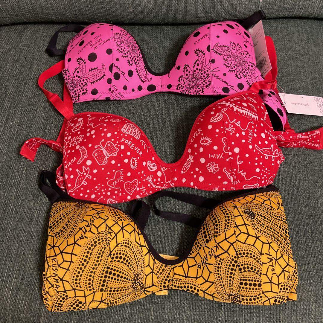 【新品】値下げ！ウンナナクール草間彌生コラボブラジャー 3点セット