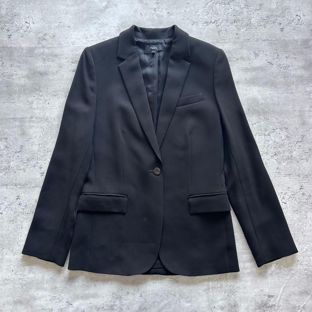 Theory セットアップ 黒 StapleBlazer Treeca 2/0