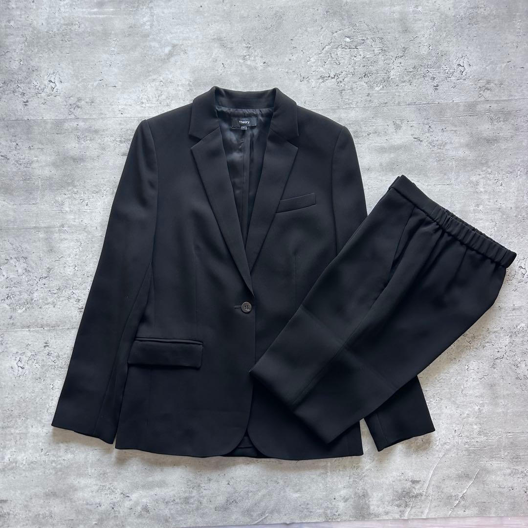 Theory セットアップ 黒 StapleBlazer Treeca 2/0