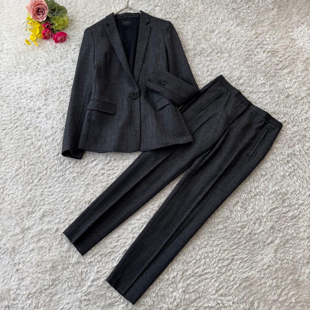 極美品 セオリー セットアップ パンツスーツ COSMIC テーラードジャケット