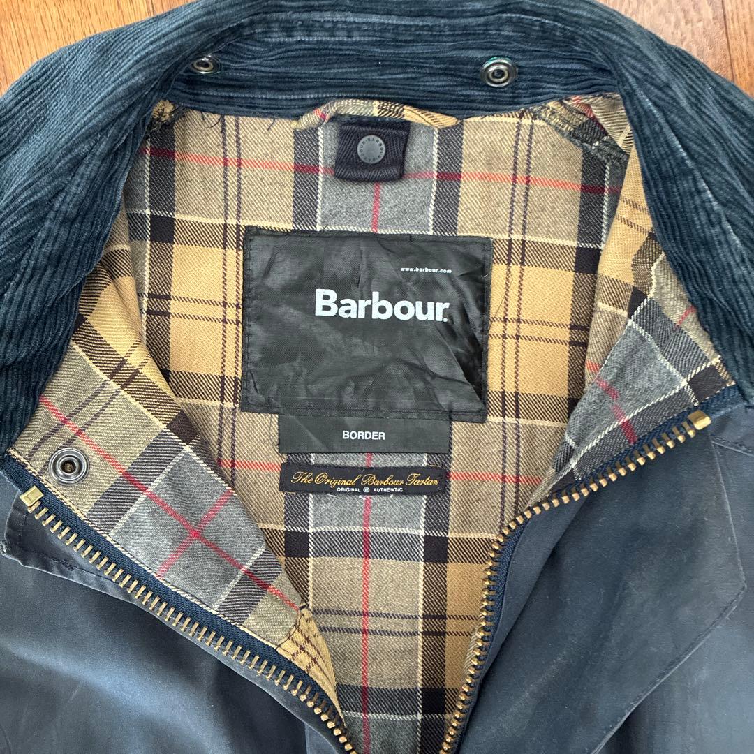 Barbour Border ジャケット ブラック/チェック
