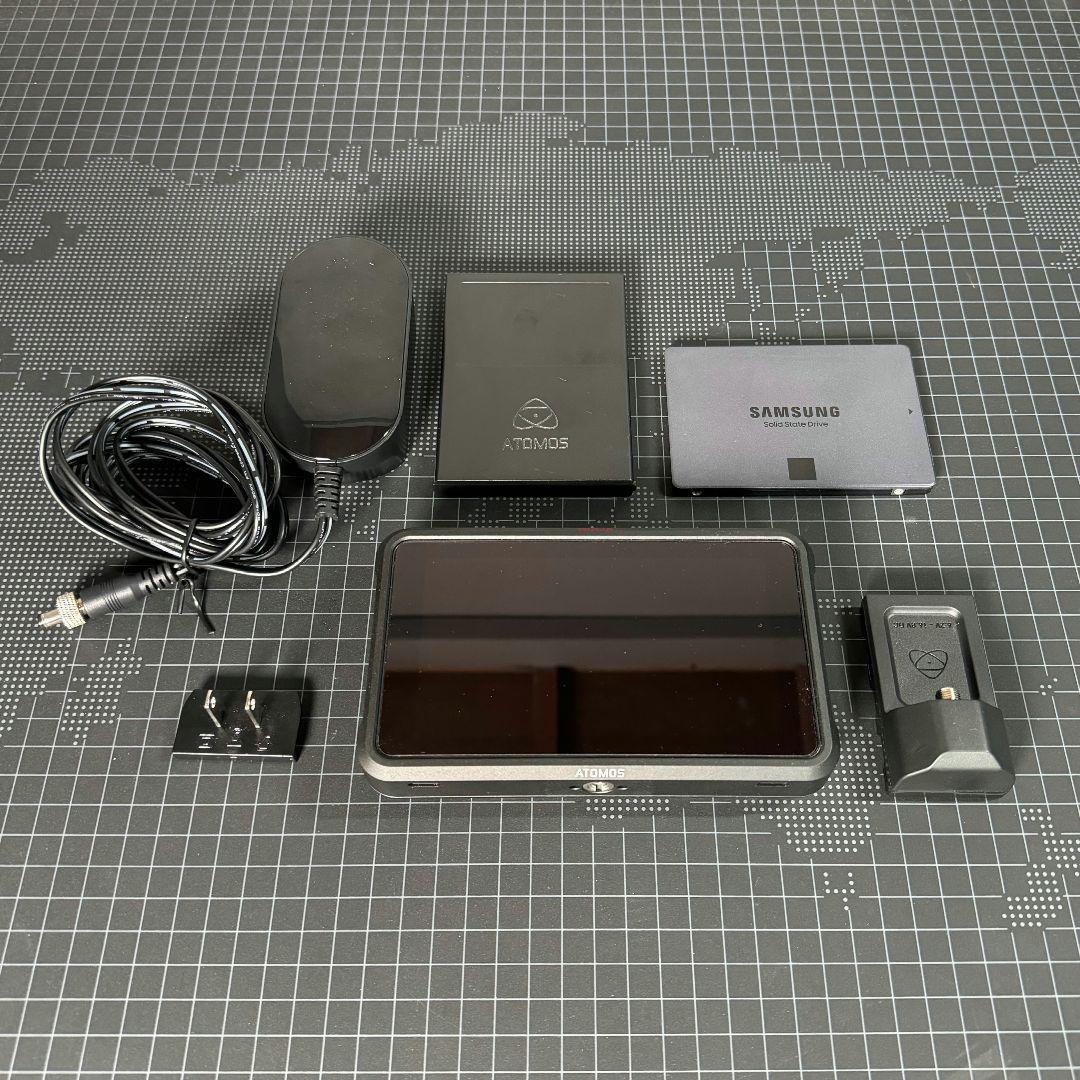【美品】ATOMOS NINJA V モニター SSD ケーブルセット