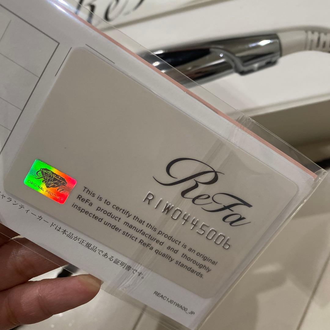 リファRefa正規品ストレートアイロン中古動作品ホワイトカラーギャランティ有り