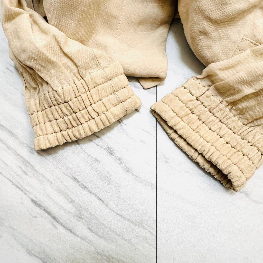 美品 GUCCI ブルゾン ジャケット 金ボタン タッセル リネン M