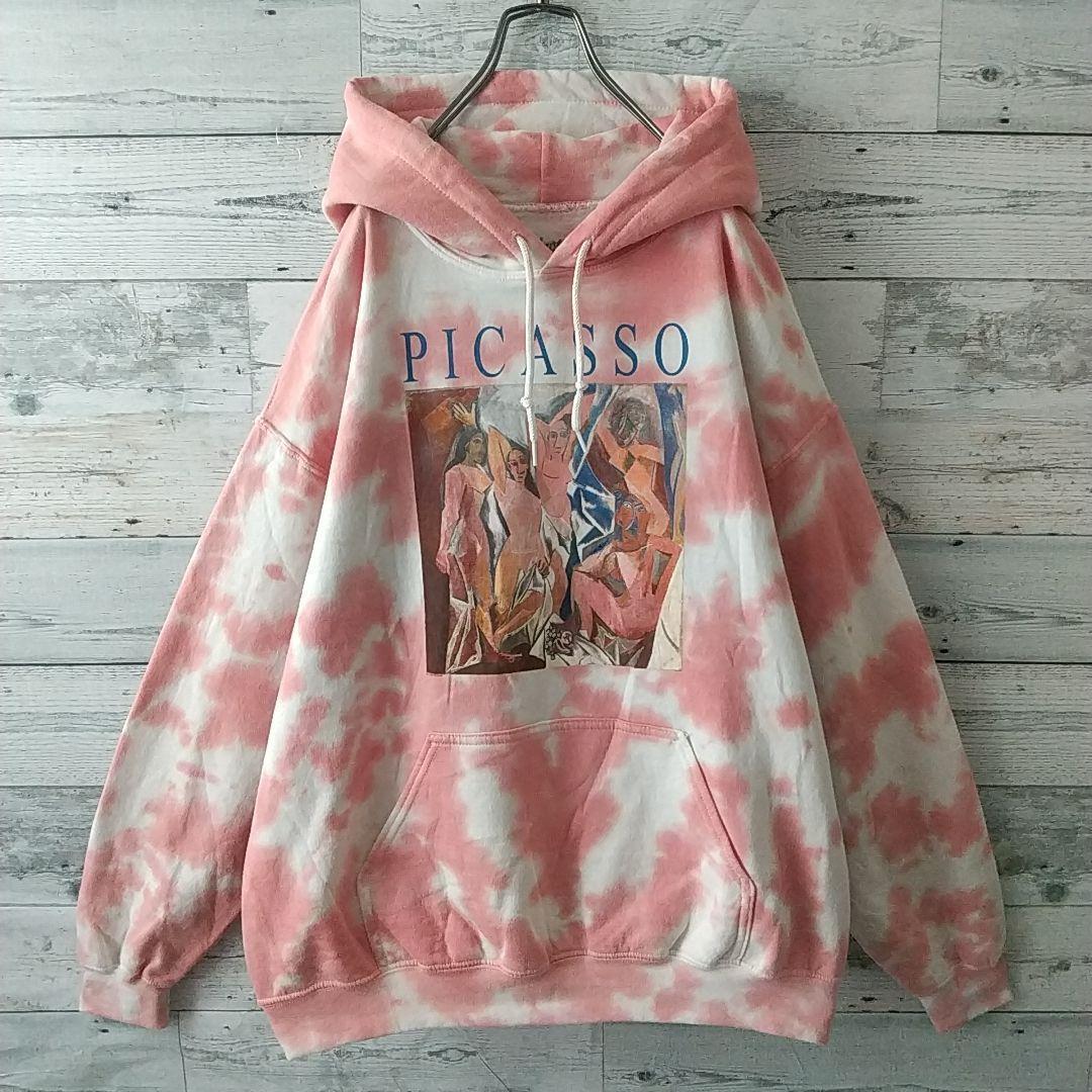 PICASSO ピカソ アヴィニョンの娘たち タイダイ アート パーカー L相当