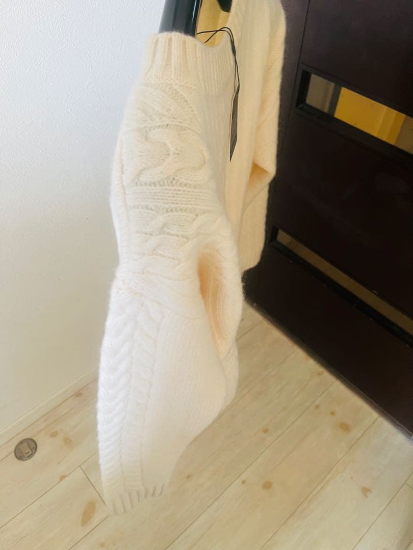 新品☆ ANAYI ウールカシミヤケーブルニットプルオーバー/セオリー、23区