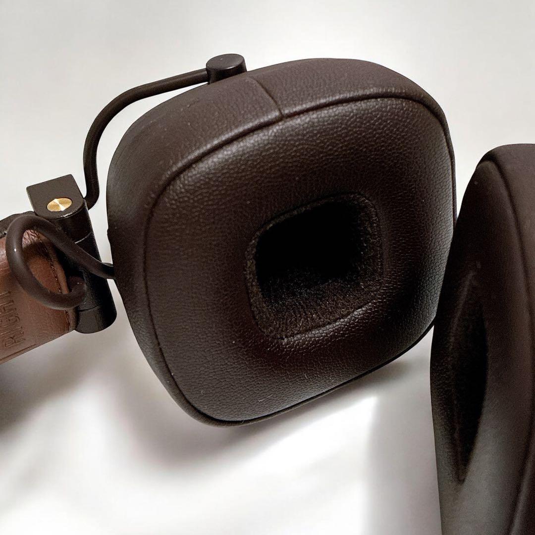 美品　Marshall Major V ワイヤレスヘッドフォン　ブラウン