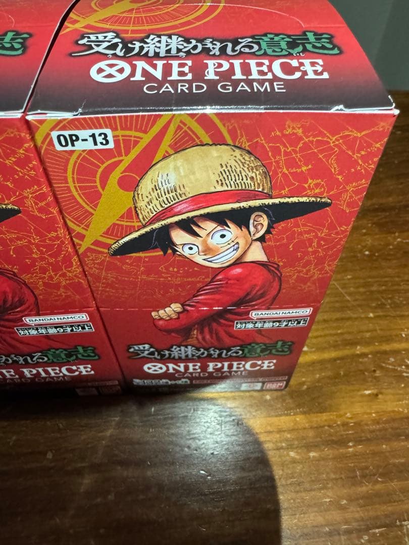 ONE PIECE カードエッグヘッドクライシス & 受け継がれる意志4箱セット