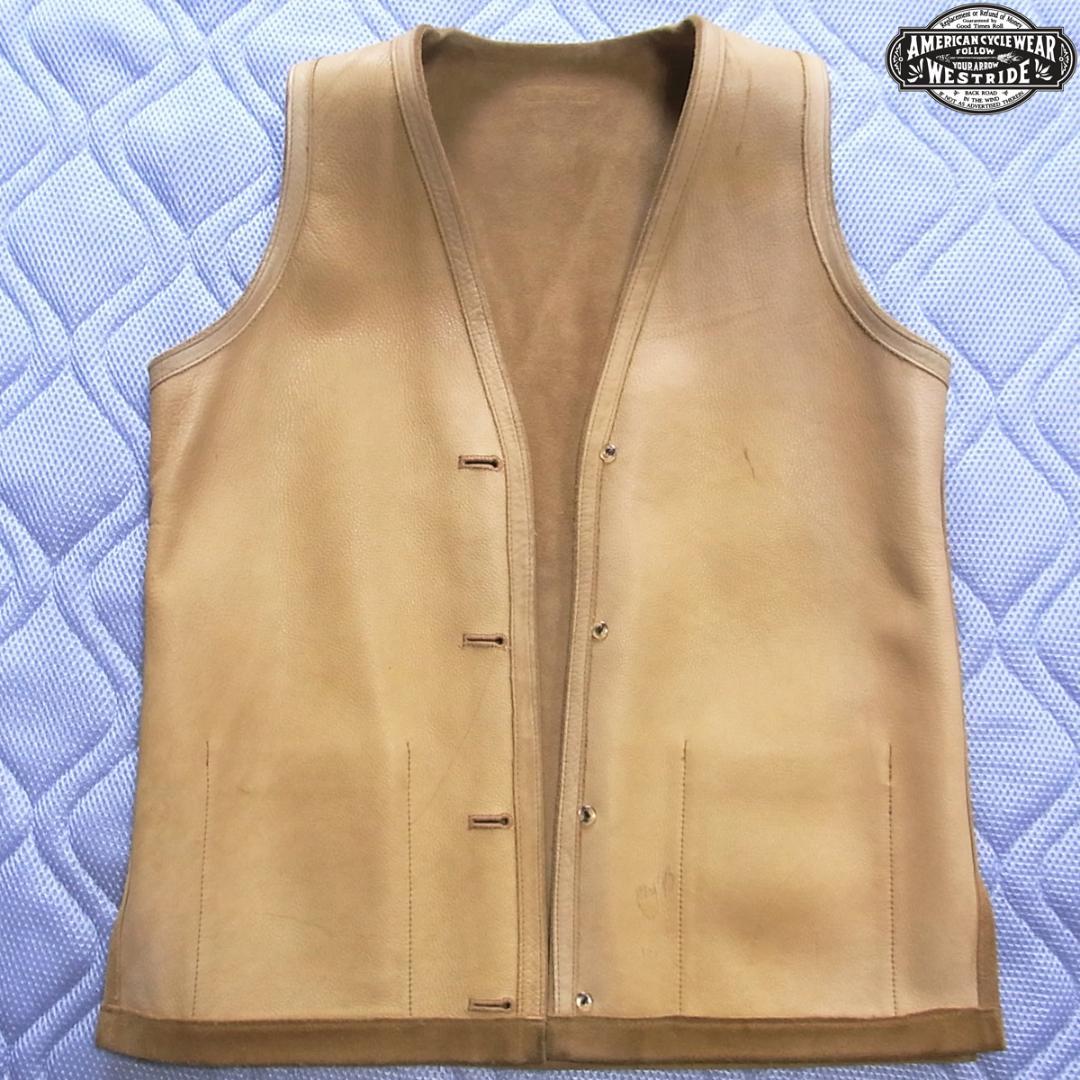 WEST RIDE ウエストライド WESTRIDE スエード レザーベスト