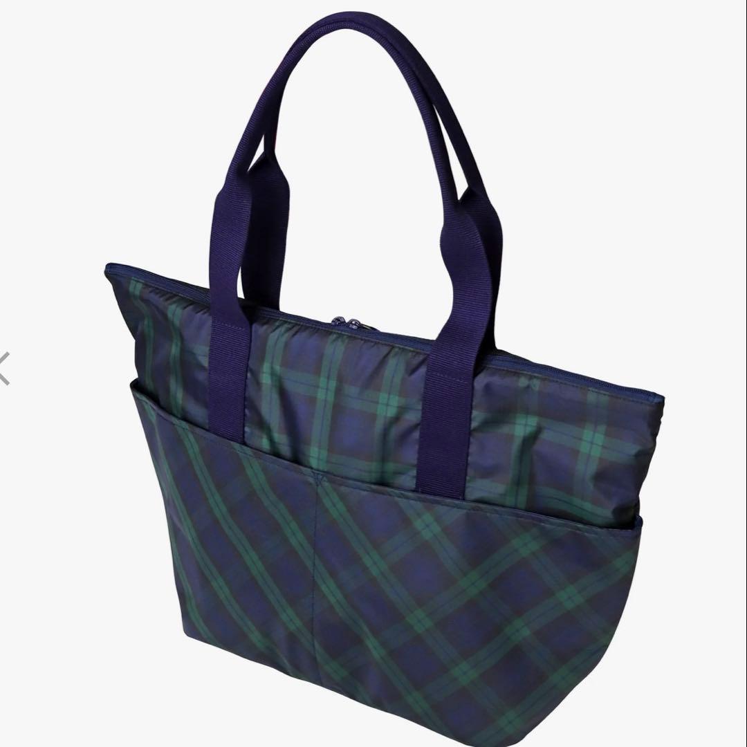 現行品　美品　ファミリア　マザーズバッグ　ブラックウォッチ　2025