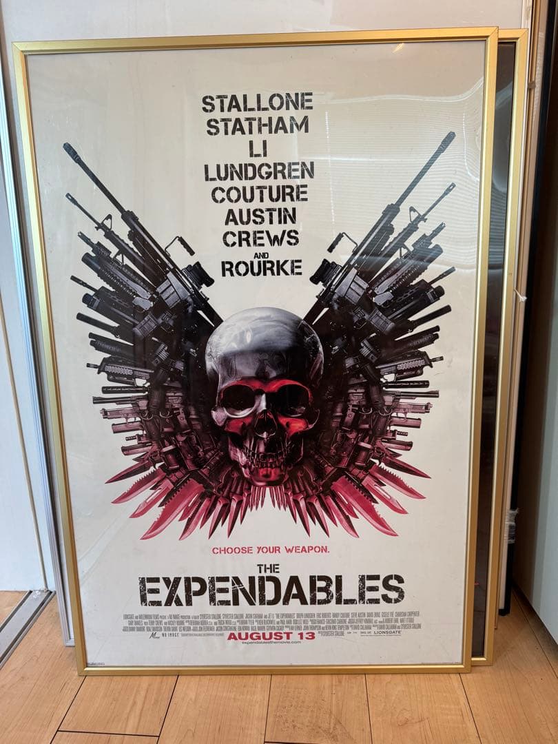 エクスペンダブルズ★海外映画ポスター★初回レア★スタローン