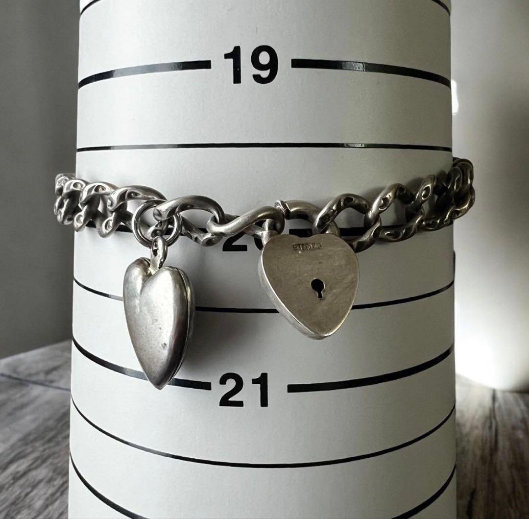 スイートハートジュエリー ブレスレット 南京錠 シルバー 40s vintage