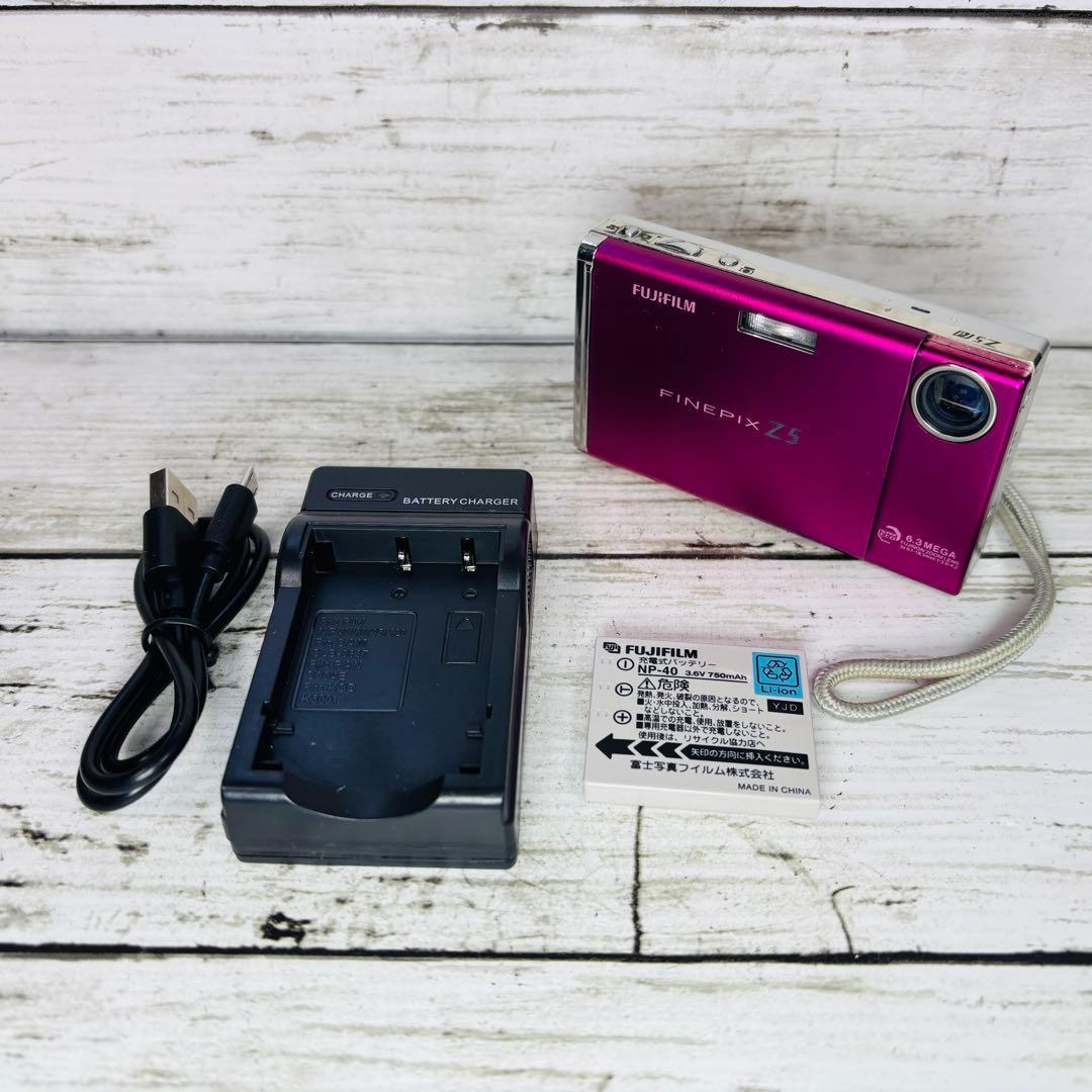 【動作良好】FUJIFILM デジタルカメラFINEPIX Z5 ピンク