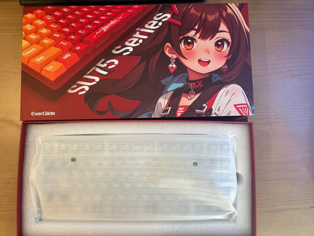 EverGlide Su75 Pro ホワイト キーボード おしゃれ