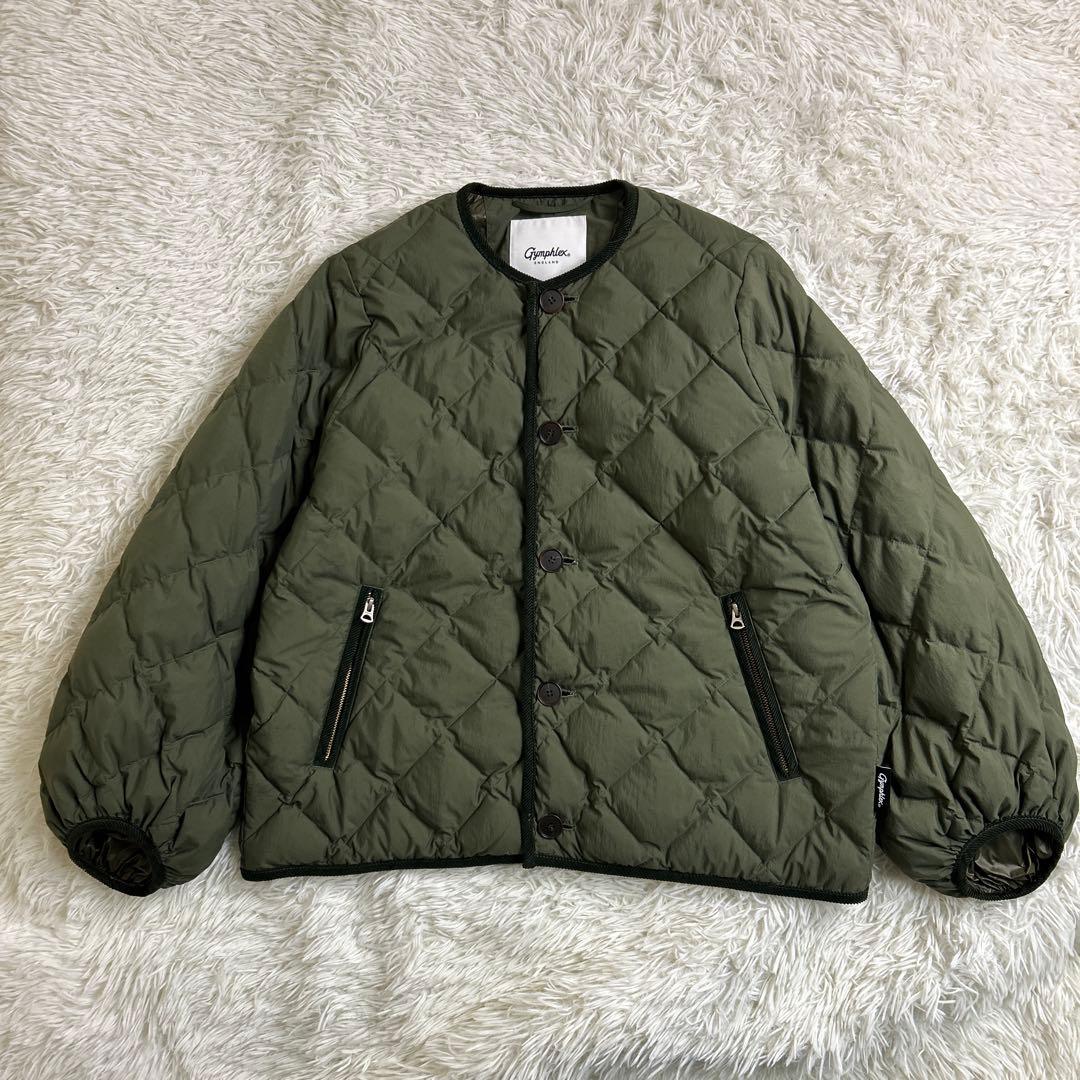 Gymphlex 14 キルティング ダウン パフスリーブジャケット WOMEN