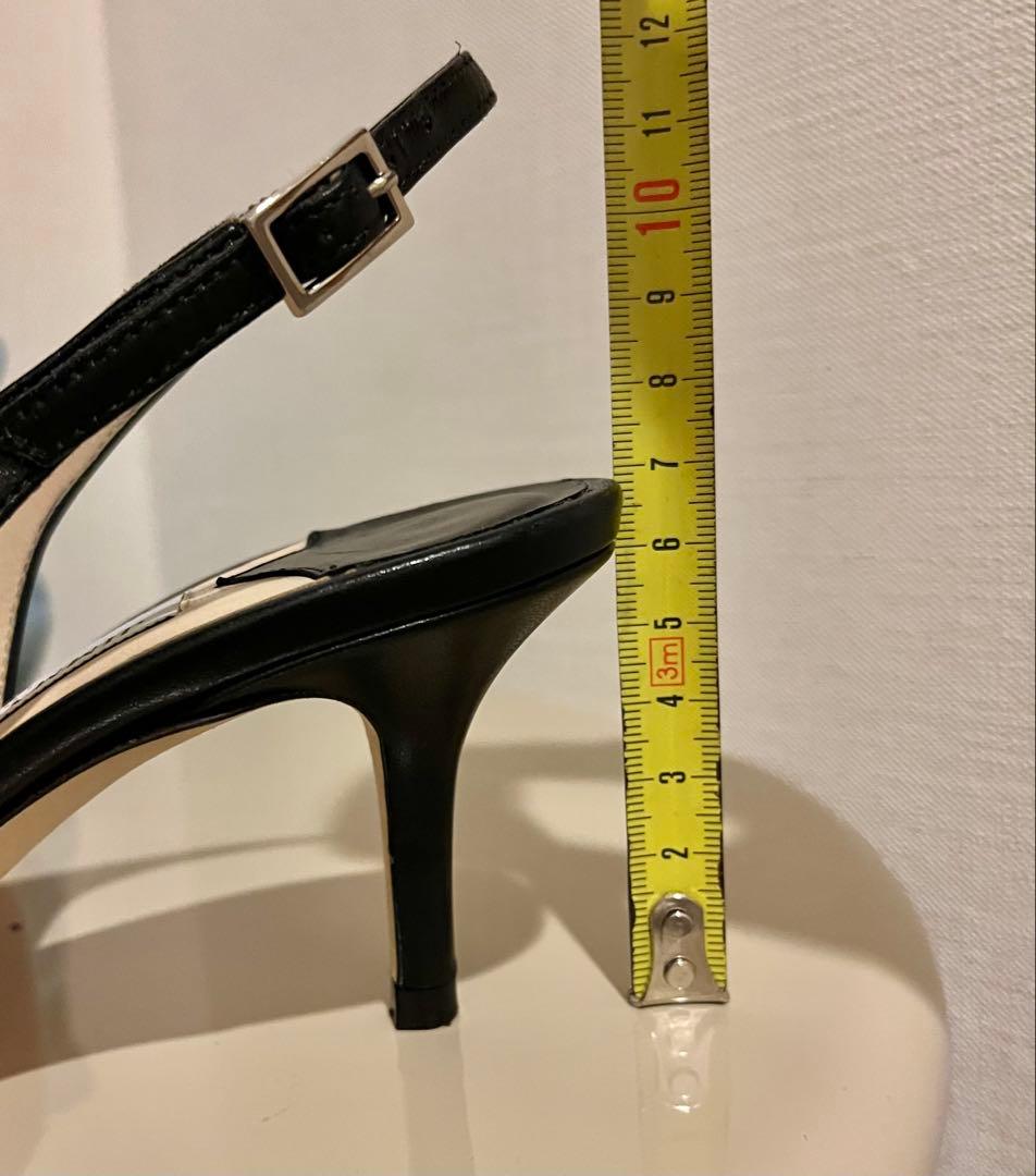 JIMMY CHOO 36(23cm)黒スリングバック6cmヒール　ジミーチュウ