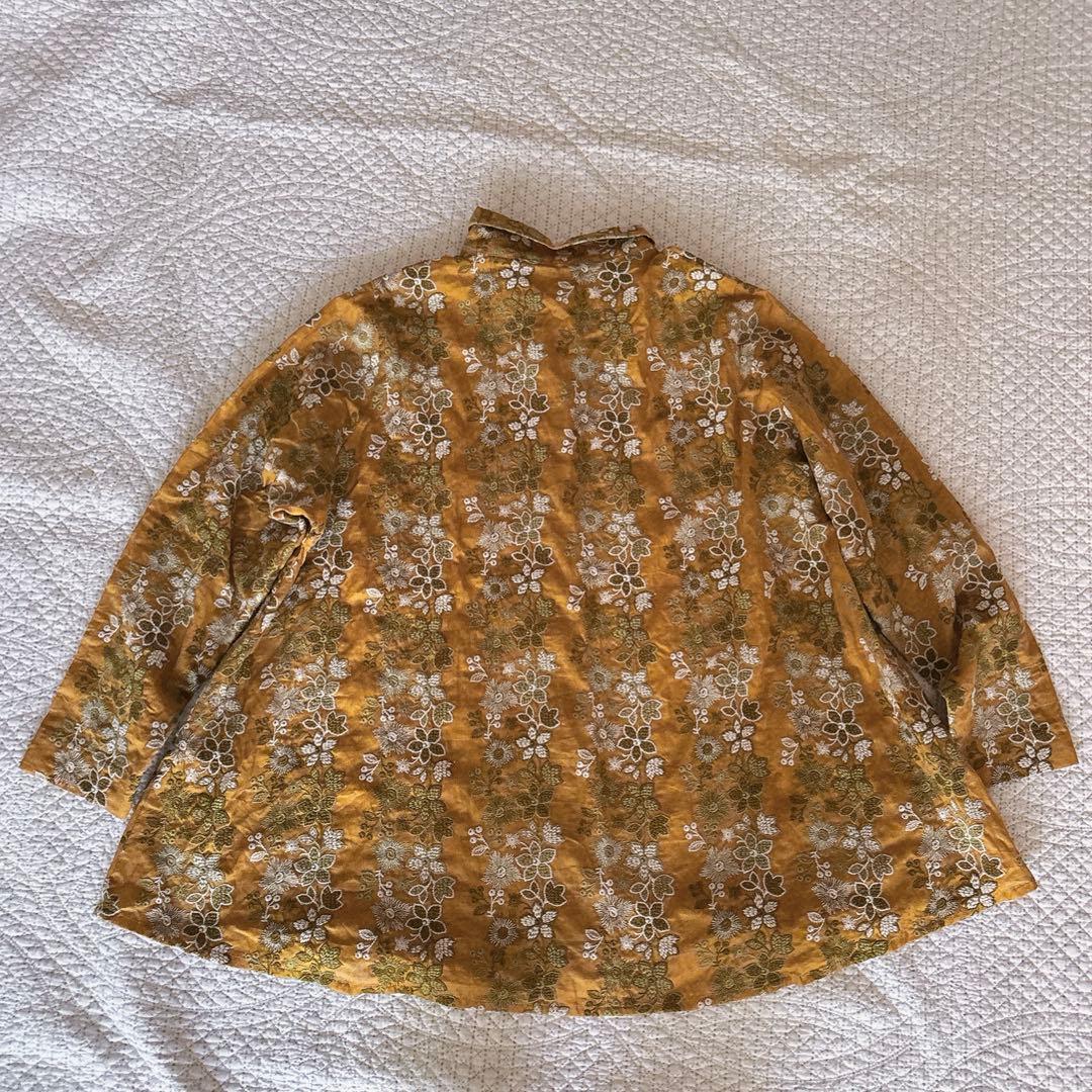 コットンハウスアヤ　花柄刺繍　シャツ　ブラウス　チュニック