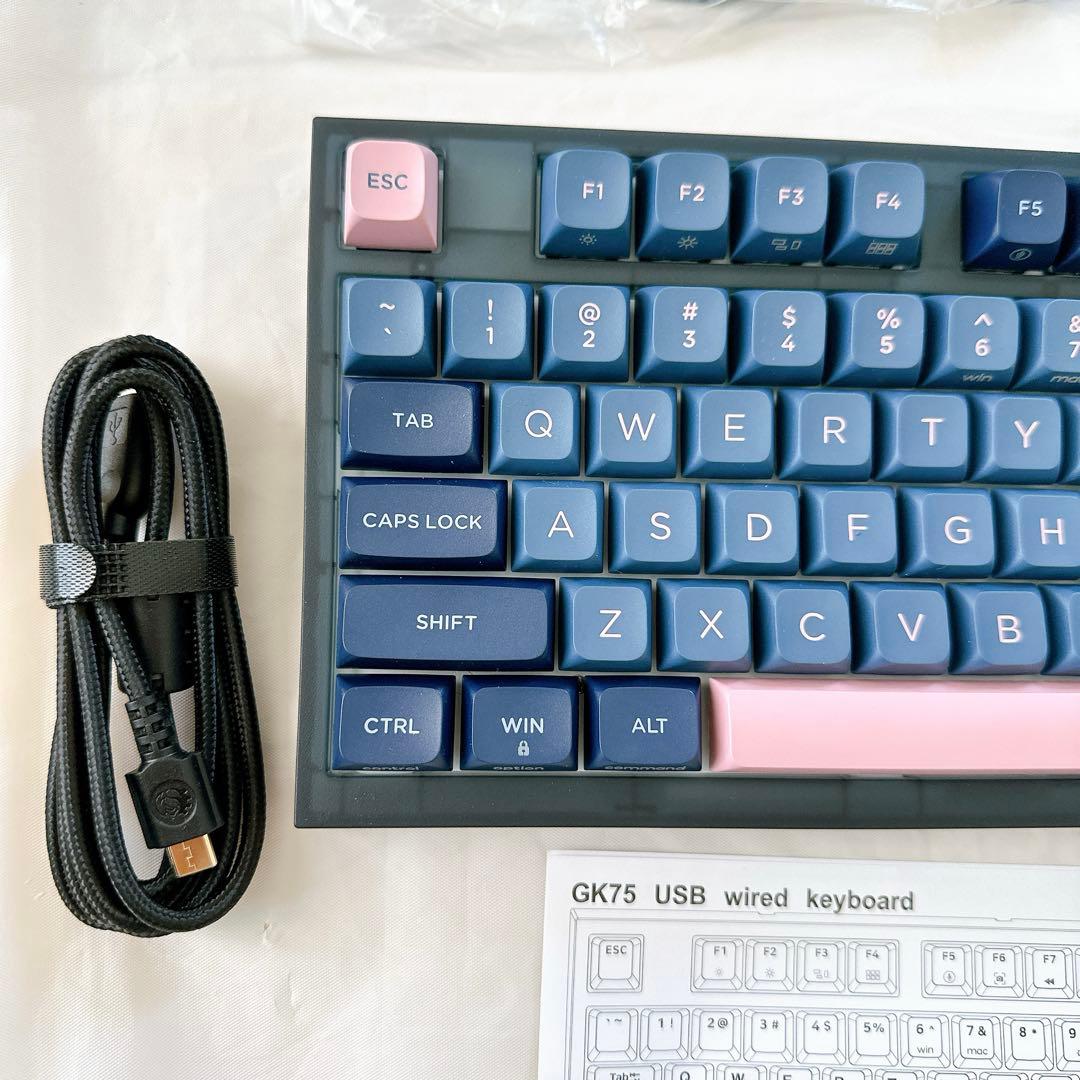 ☆8 キーボード ゲーミング ボード キーキャップ 光学式 ホットスワップ