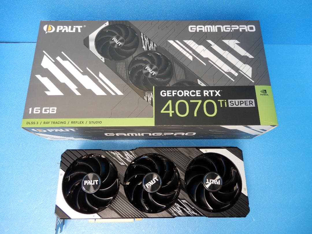 グラフィックボード・グラボ・ビデオカード PALIT RTX4070Ti SUPER 16GB GamingPro