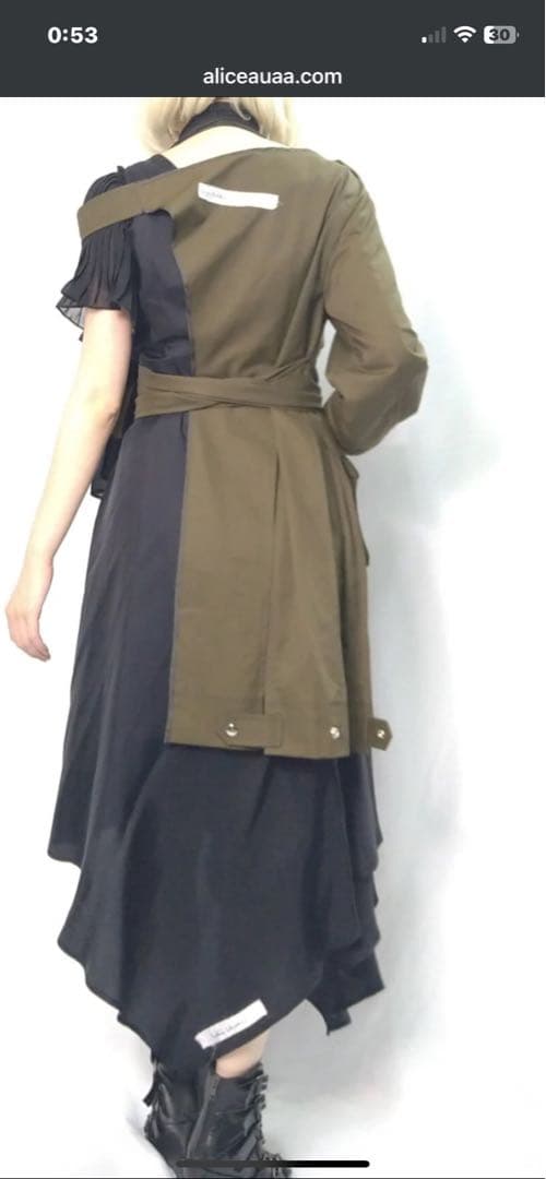 最終値下げ　alice auaaのジャケット&ロングドレス　2点セット