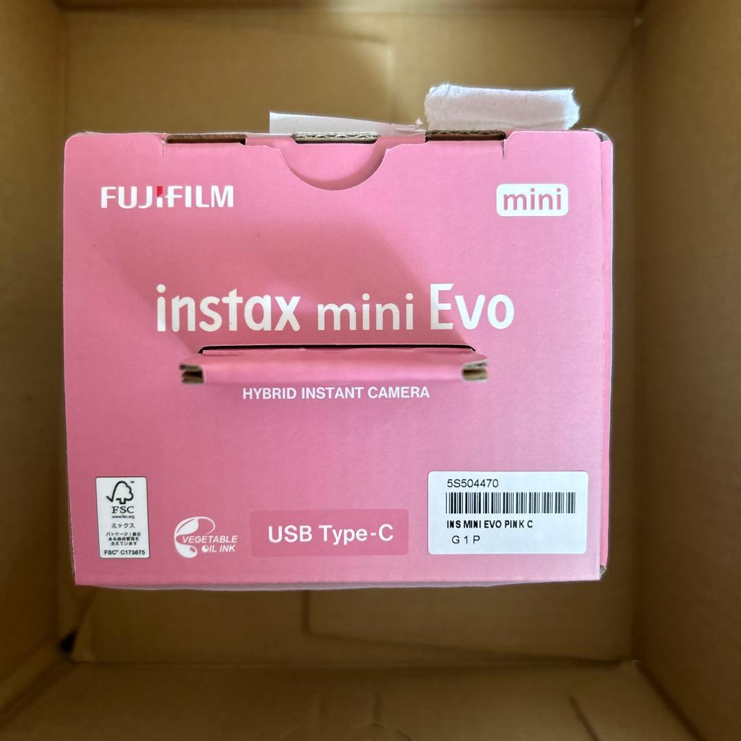 富士フィルムINS MINI EVO PINK C 納品書付き　新品　未使用