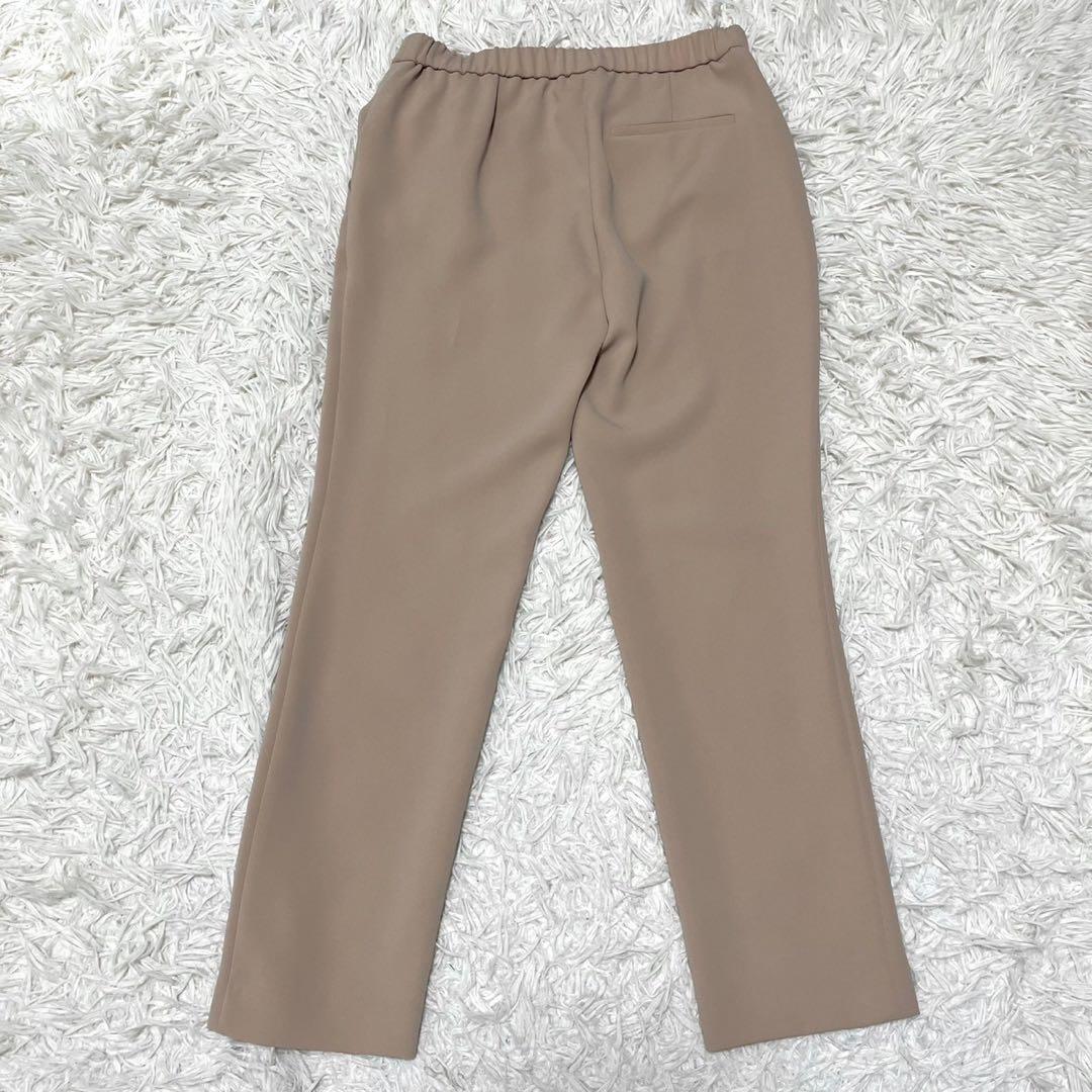 美品✨セオリー 現行 セットアップパンツスーツ ノーカラー 美ライン ベージュM