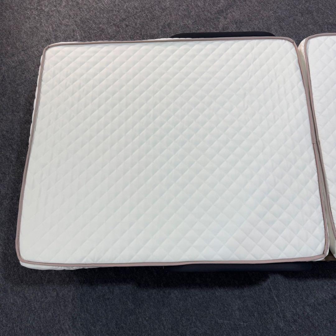 リクライニングベッド ウレタン入り折りたたみ 組立不要 d3563 完成品