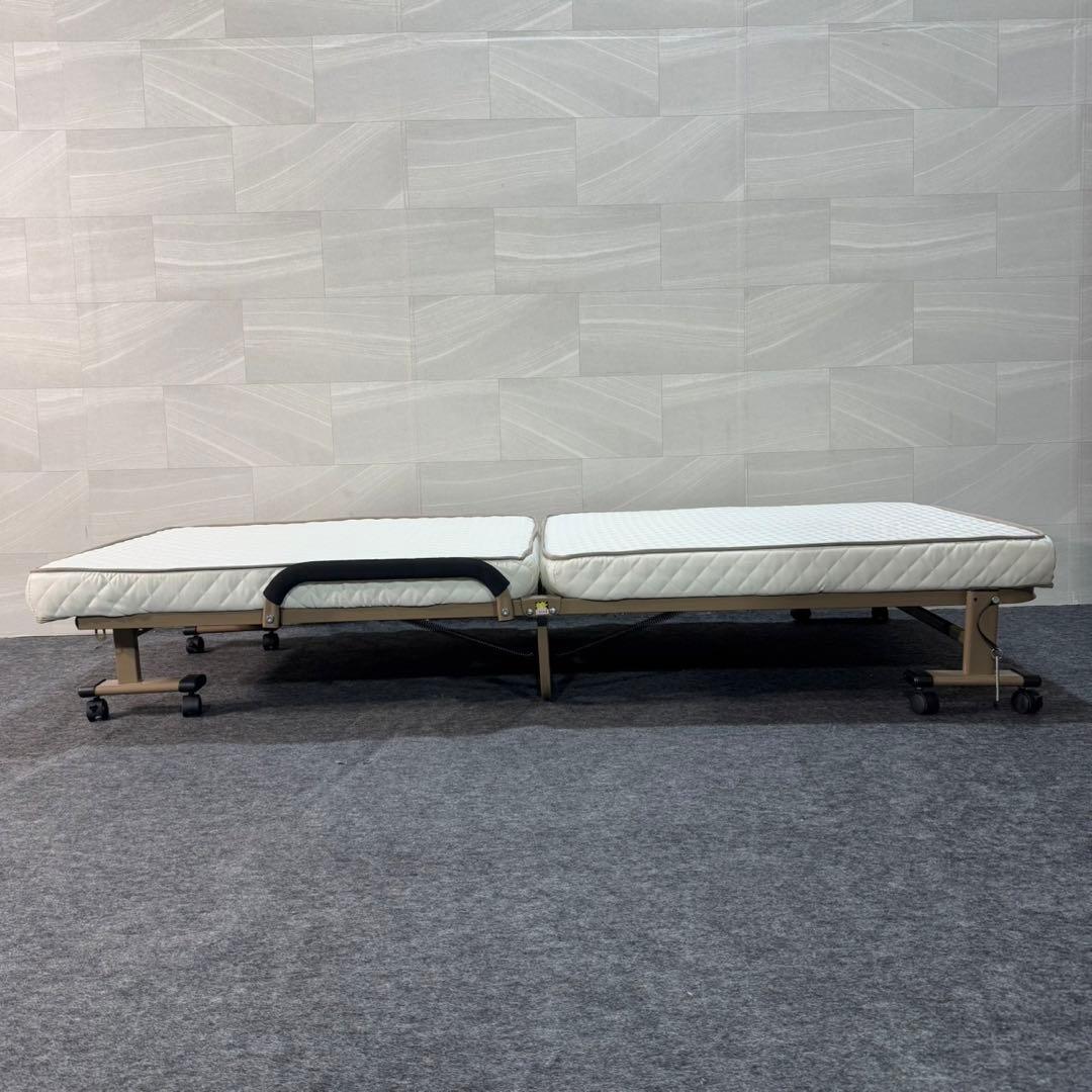 リクライニングベッド ウレタン入り折りたたみ 組立不要 d3563 完成品