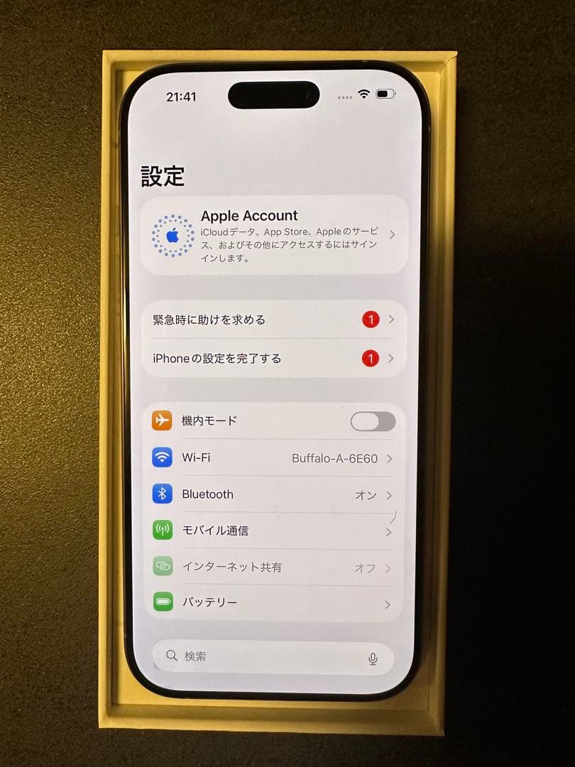 iphone 16 Pro 256gb バッテリー100% 充放電124回