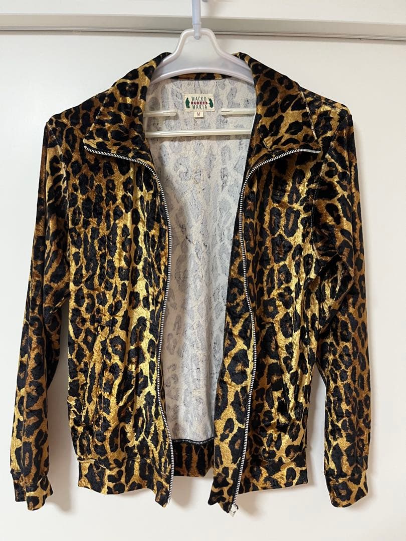 ワコマリア　wacko mariaトラックジャケット ジャージ　レオパード