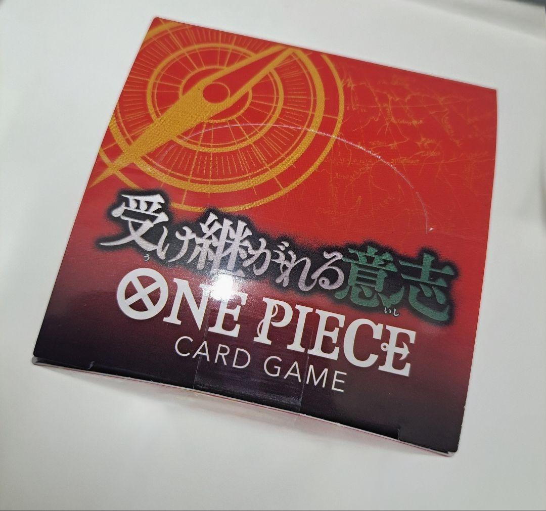 【新品未開封テープ付き】ワンピースカード　受け継がれる意志　box