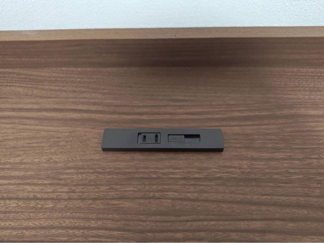 ソファーベッド　3way ニトリ　グレー×ウォルナット