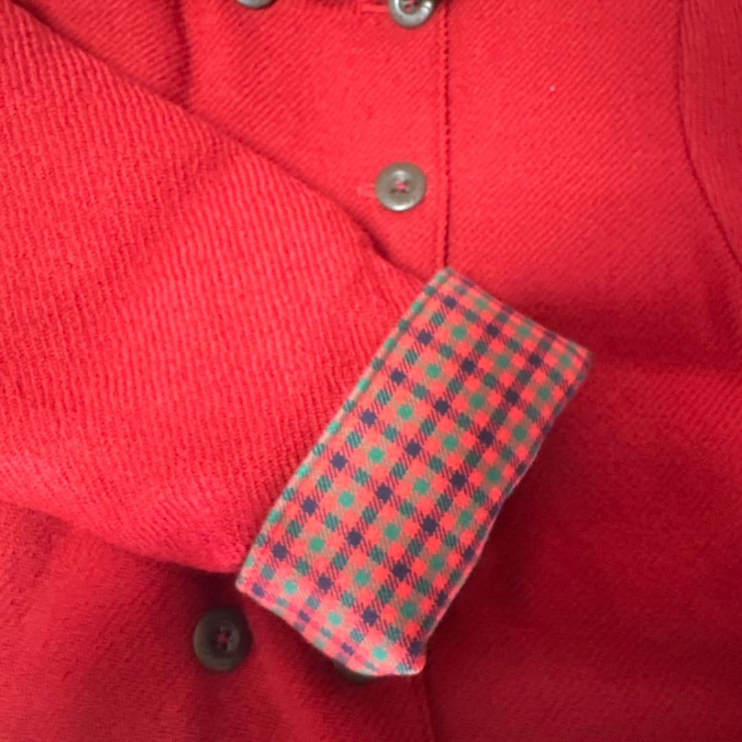 新品 タグ付き familiar コート 赤チェック 女の子 100cm