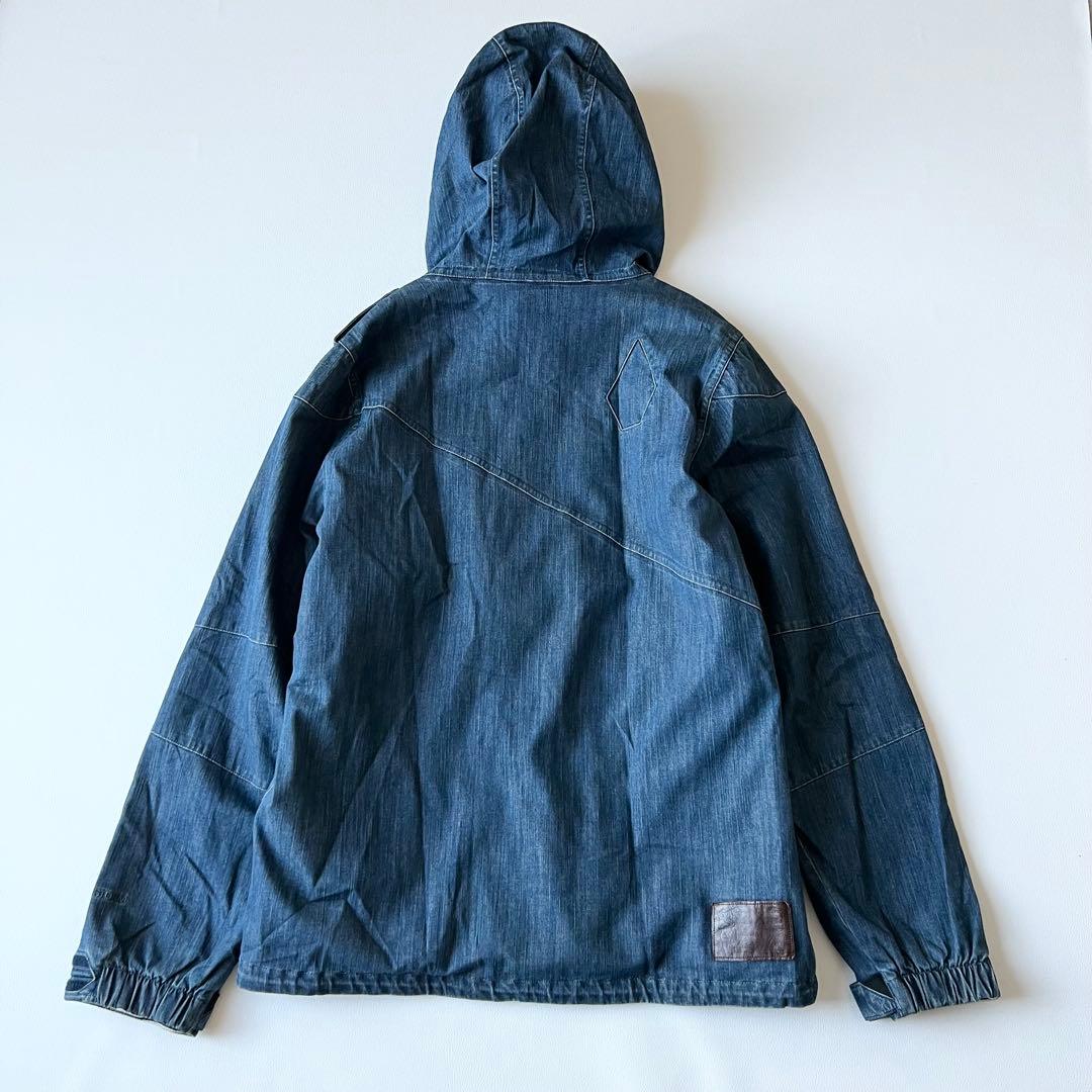 3239　ボルコム　ジャケット デニム素材　スノボウェア　ヴィンテージ加工