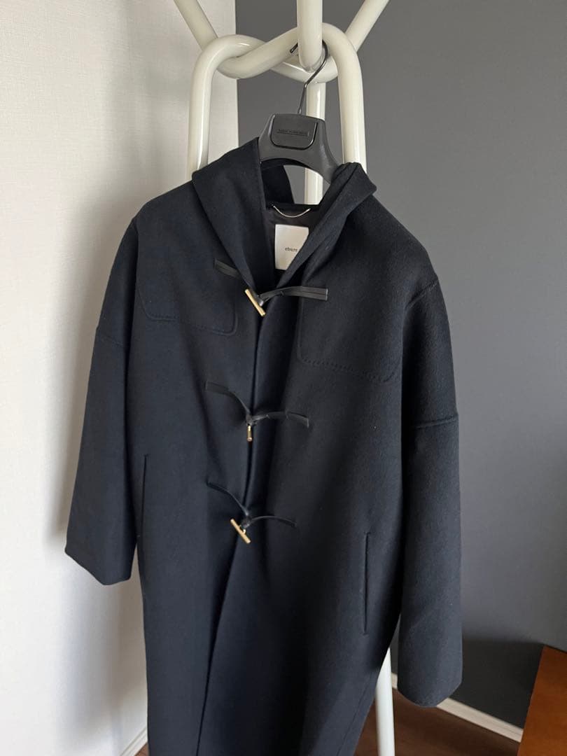 ★最終値下げ★美品 ebure ダッフルコート ブラック 38