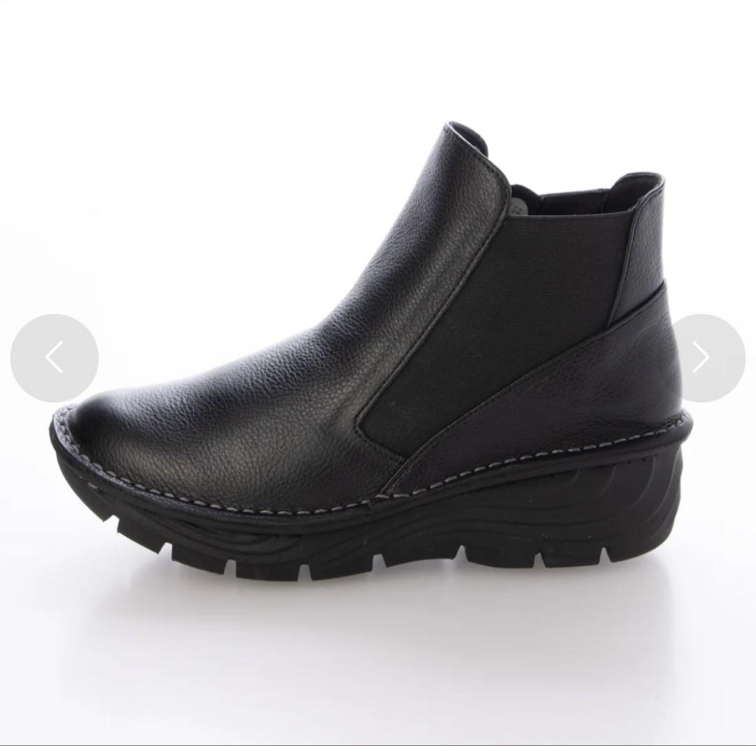 1／24限定セール‼️ミラスポーツ　3E 厚底 軽量ソール サイドゴアブーツ