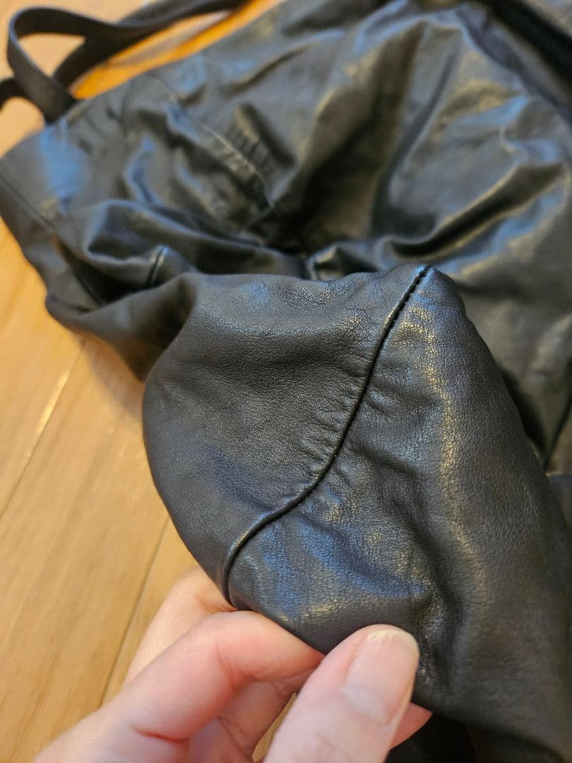 Yohji Yamamoto　Unevenness tote(Leather)