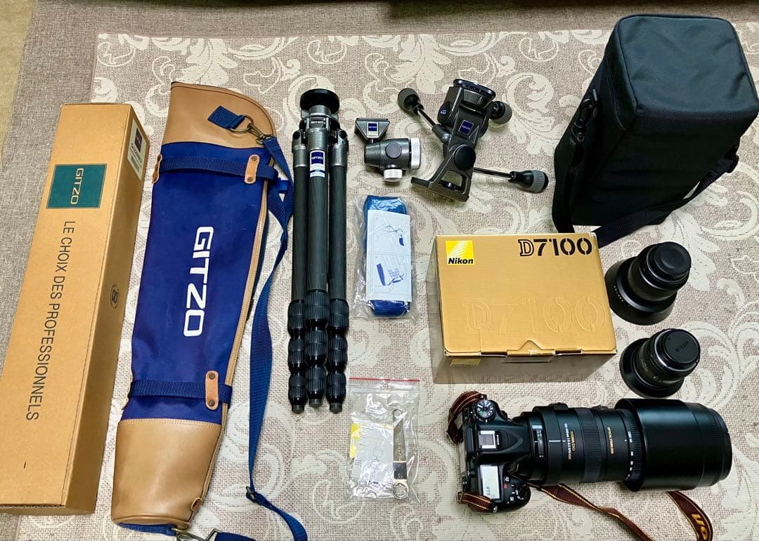 NIKON D7100+SIGMA DG150-500+GITZO三脚、他一式