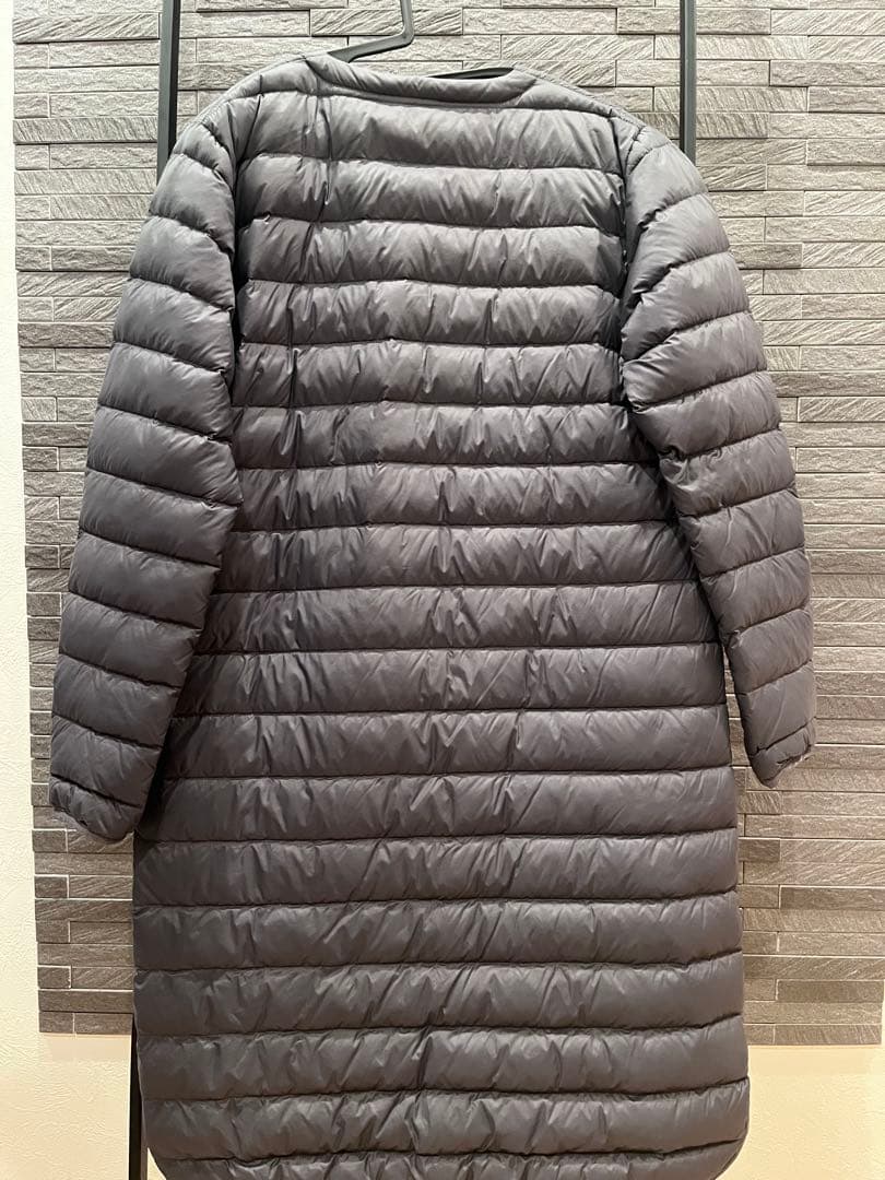 ✨セール✨DANTON ダントン グレー インナーダウンコート　ロング　34