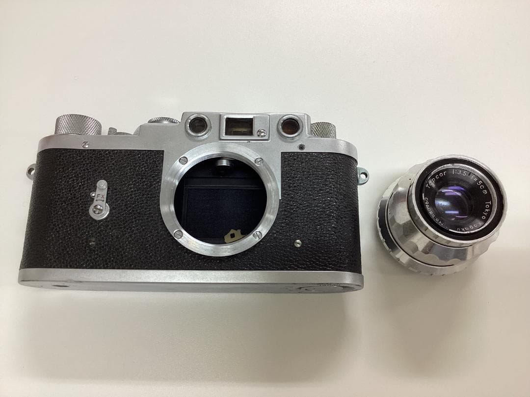 leotax　レオタックス　カメラ　ジャンク品　topcor　レンズ付　N268
