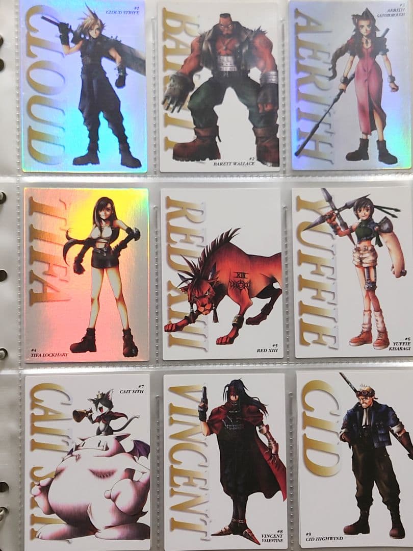 ※難有※　FF7 トレカ　カードダス　コレクションファイル