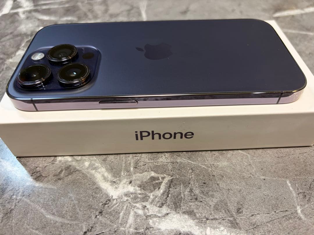 iPhone14 Pro128GB ディープパープル本体SIMフリー+箱＋付属品