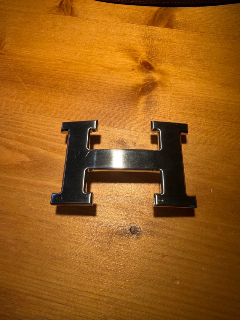 早い者勝ち！ HERMES ブラックレザー ベルト