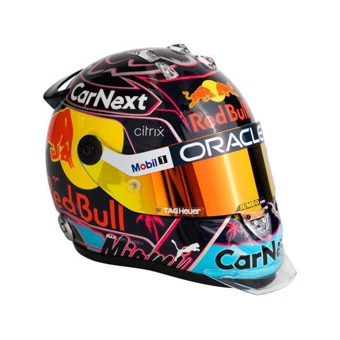 フェルスタッペン1/2ヘルメット 2022マイアミ verstappen