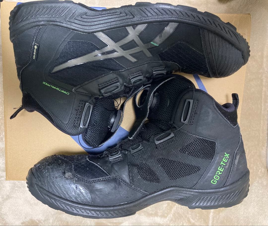 土日限定価格ASICS ウィンジョブ®CP604 G-TX BOAブラック29c