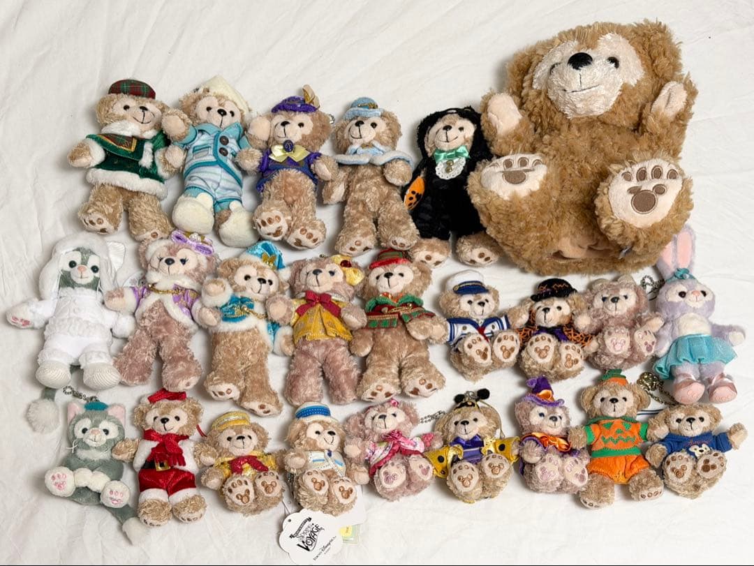ダッフィー シェリーメイ ぬいぐるみバッジ パペット 24点セット まとめ売り